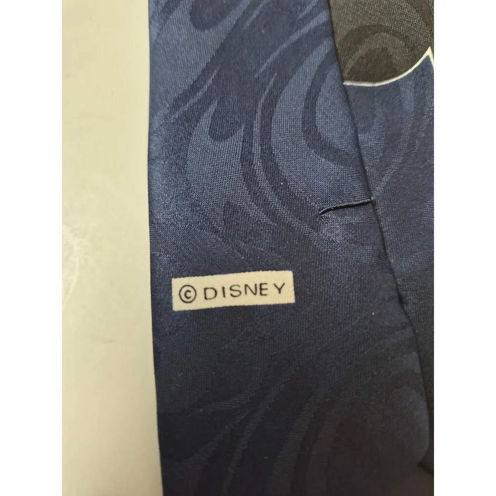 Vtg Disney Mickey Unlimited Navy Blue Mickey Mouse Graphic Necktie Balancine Inc